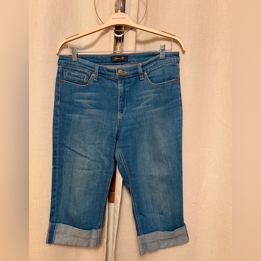 Seven7 Women's Denim Cropped Jeans
